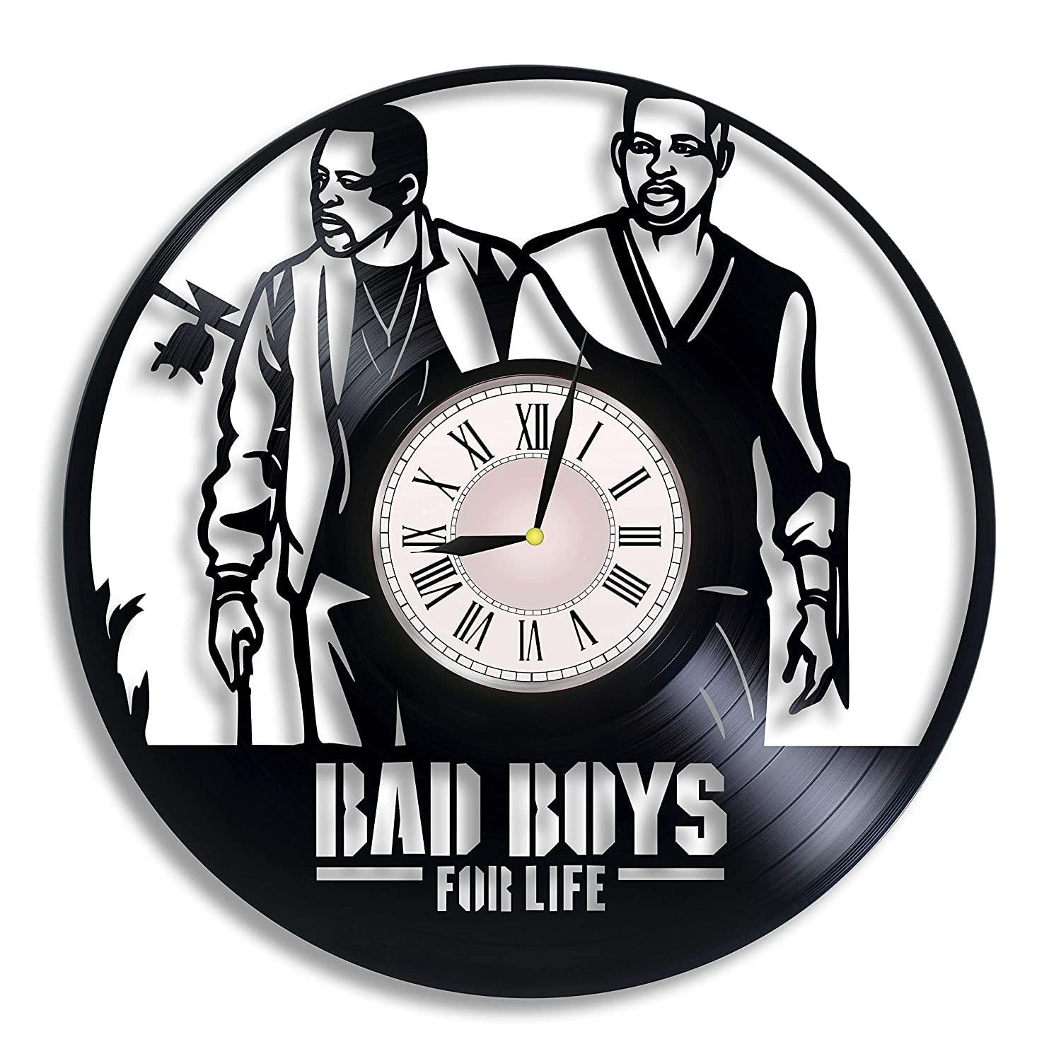 Часы настенные Плохие парни 2429 из виниловой пластинки