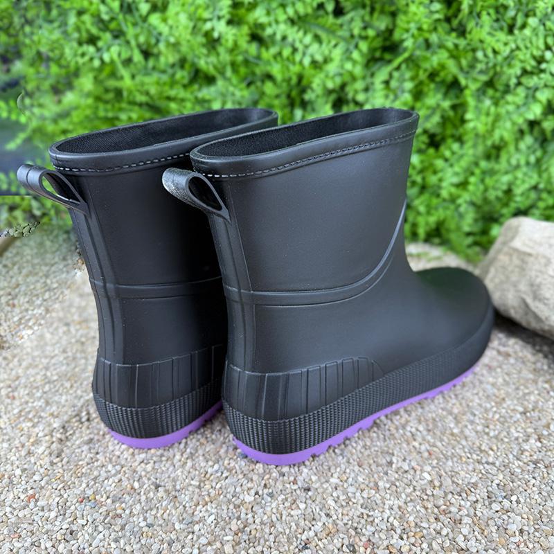 Чоботи гумові жіночі короткі Е-001502-1 p. 37 23,5 см Чорний (115845456) - фото 4 Чоботи гумові жіночі короткі Е-001502-1 p. 37 23,5 см Чорний (115845456) - фото 4