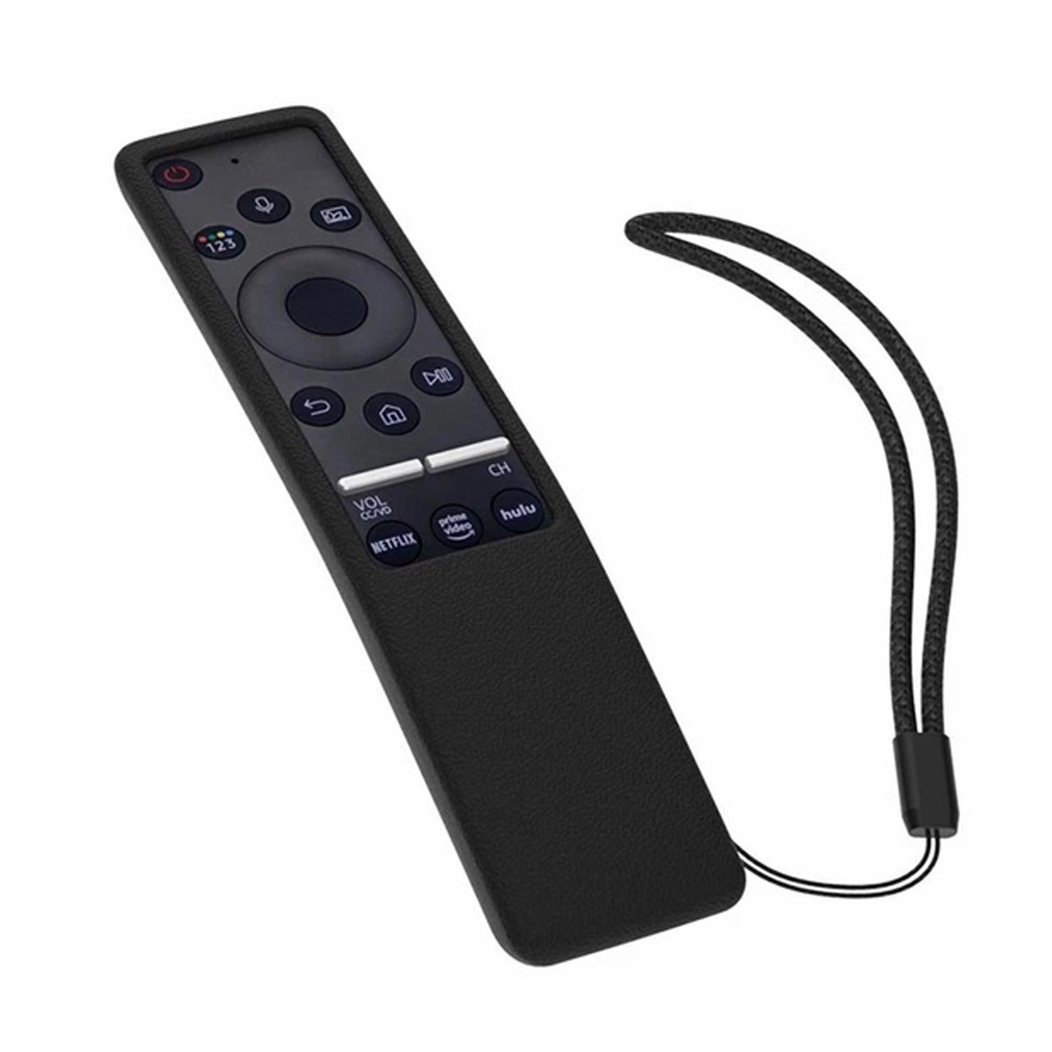 Чехол силиконовый для пульта Samsung изогнутый корпус Prime Tech PREMIUM Черный (3132)