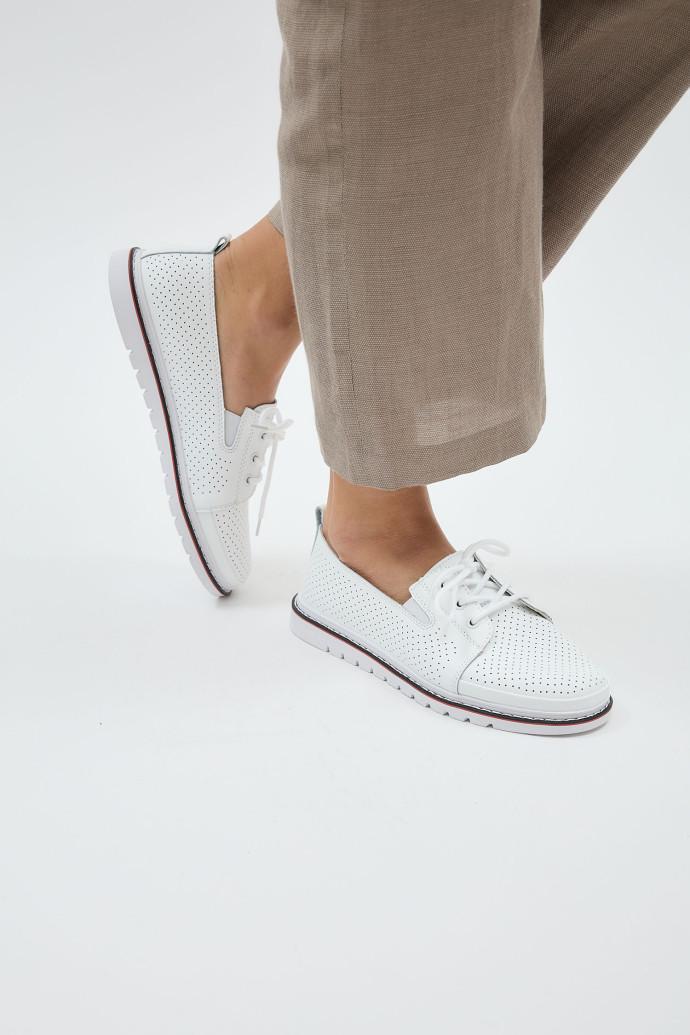 Мокасини жіночі LONZA шкіряні р. 40 Білий (198411) - фото 5 Мокасини жіночі LONZA шкіряні р. 40 Білий (198411) - фото 5