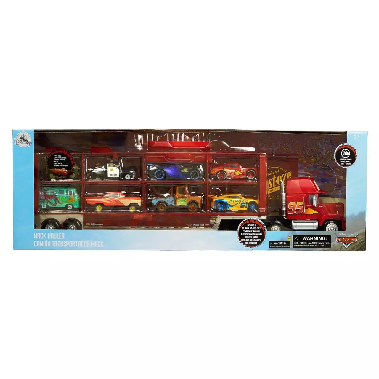 Игровой набор Тачки трейлер Mack Hauler и 8 машинок (18114227)