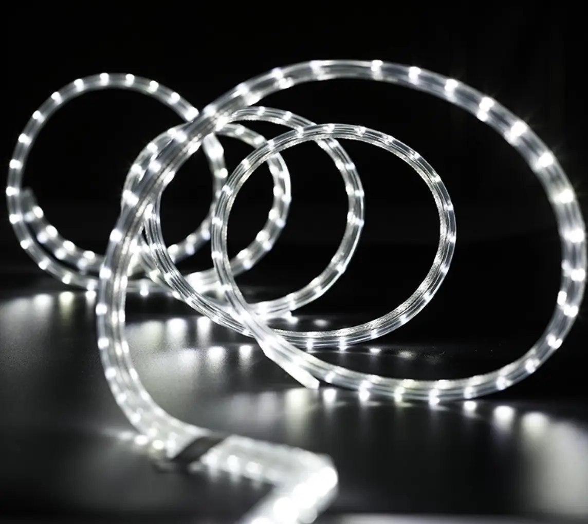 Гірлянда світлодіодна вулична дюралайт 10 м Білий холодний/Прозорий шланг (2022312322) - фото 2