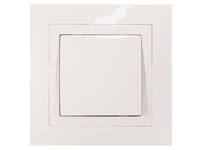 Выключатель одноклавишный Luxel BRAVO 5002 Белый (27550422)