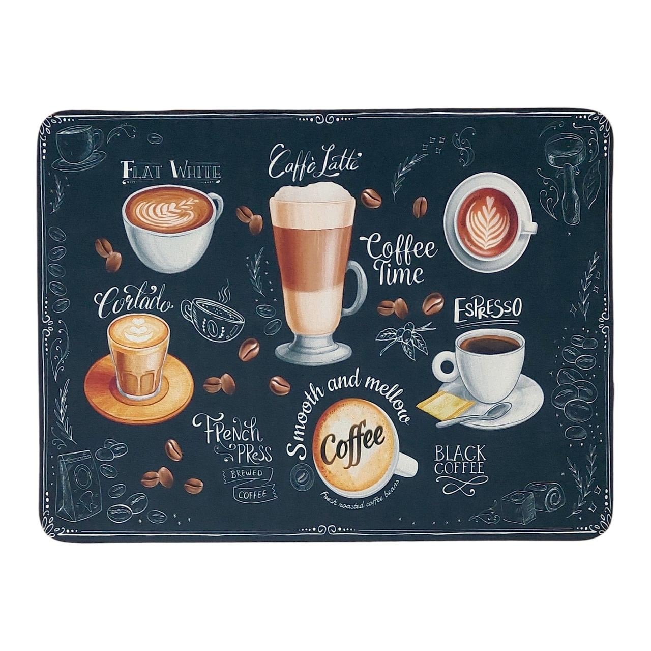 Коврик для сушки посуды Model 211-03 COFFEE влагопоглащающий 40х30 см Темно-серый (205489-211-03) Коврик для сушки посуды Model 211-03 COFFEE влагопоглащающий 40х30 см Темно-серый (205489-211-03)