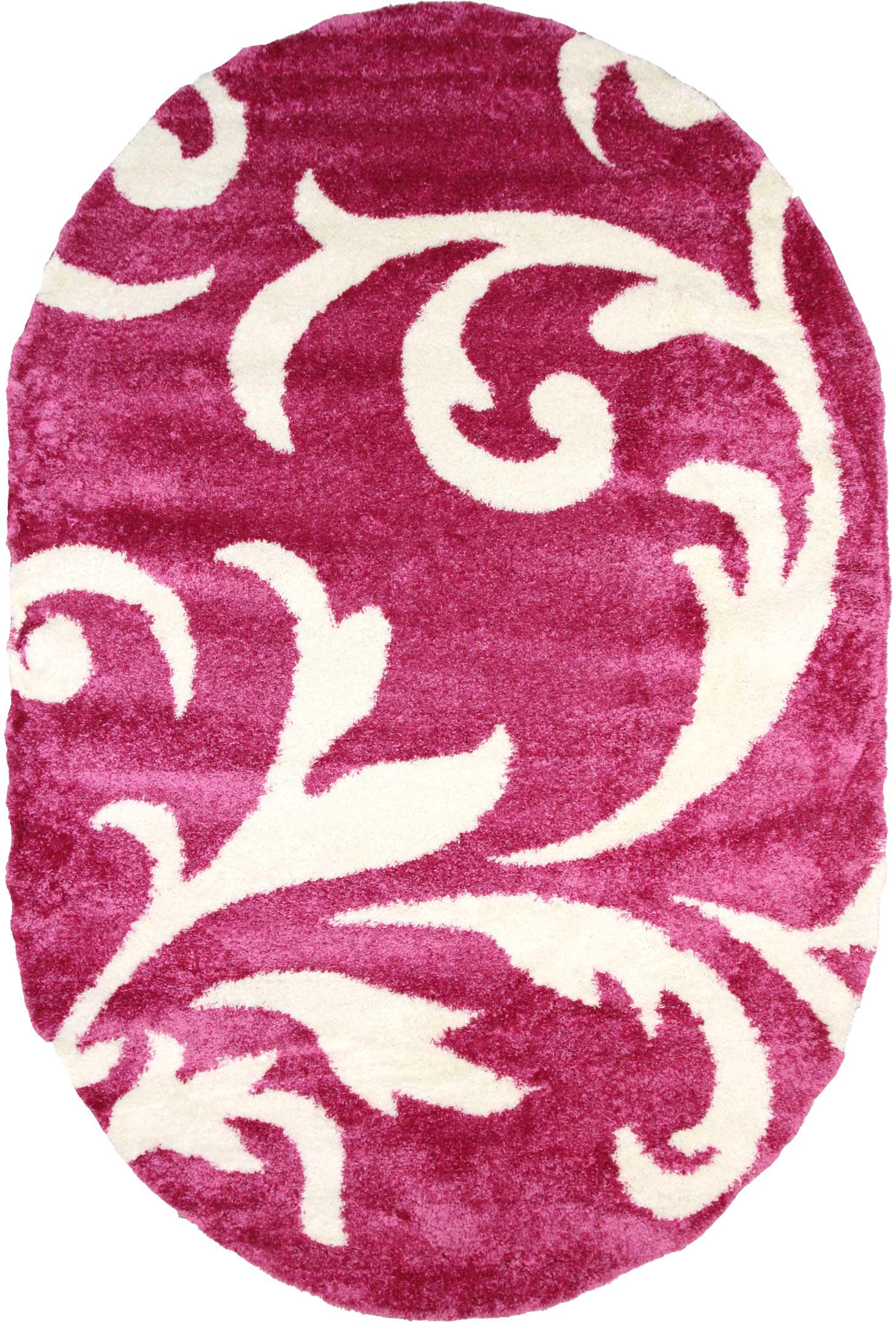 Килим з довгим ворсом Karat Fantasy 12016/170 2x3 м овальний Фіолетовий (00-00004671)