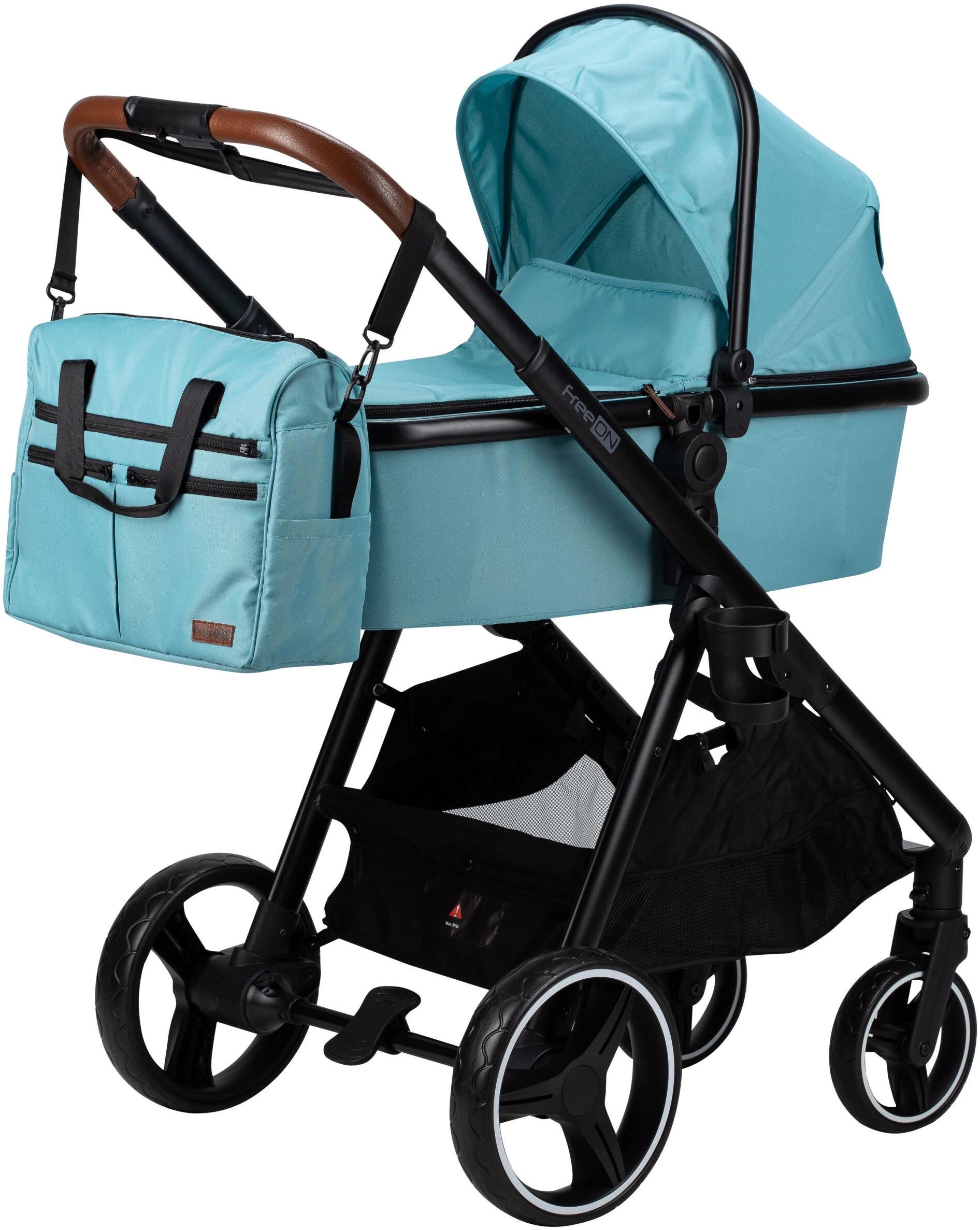 Коляска універсальна FreeON BLOOM 4в1 Dusty blue