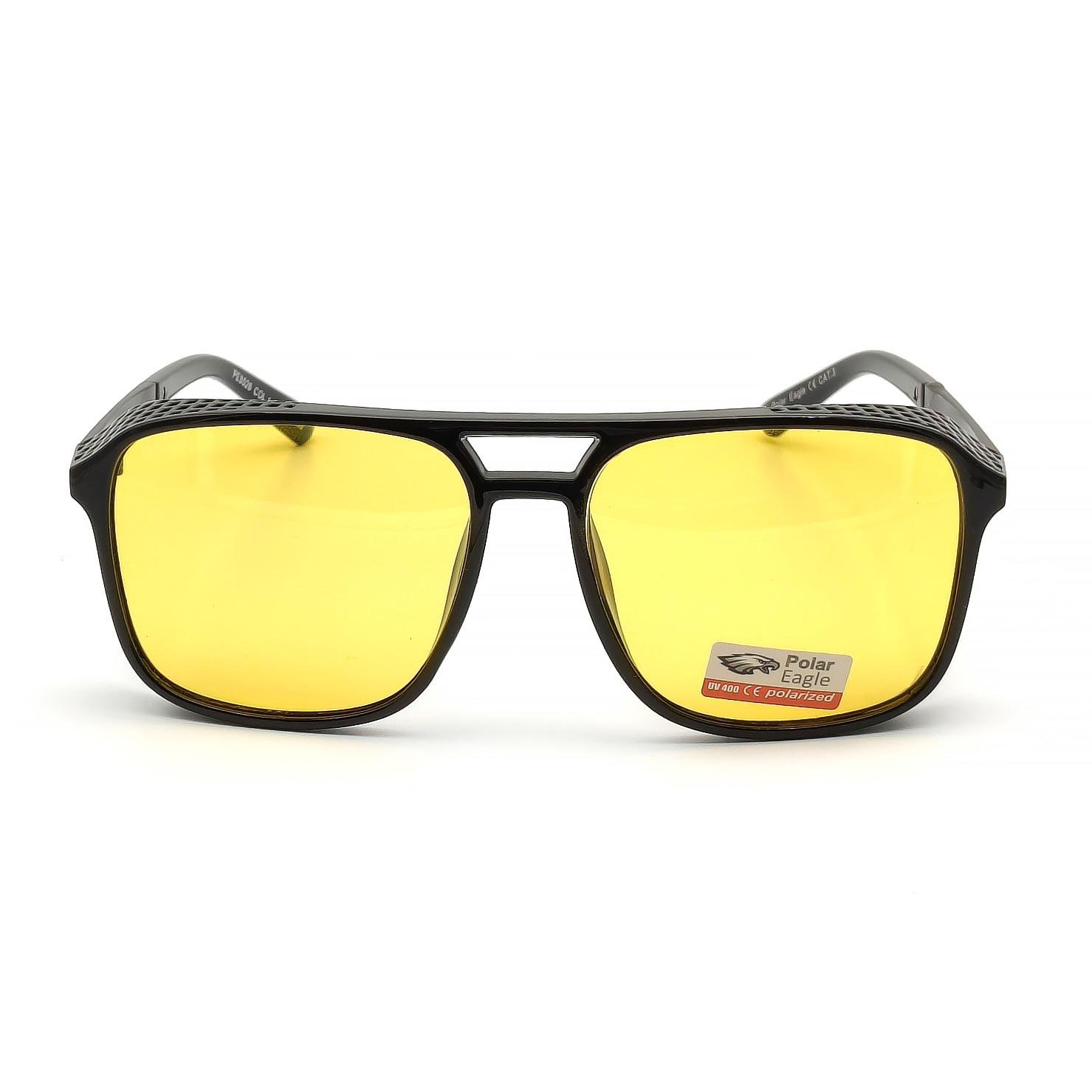 Очки водителя Polar Eagle 8526 Polarized со шторками глянцевые Желтый (28613472) - фото 3 Очки водителя Polar Eagle 8526 Polarized со шторками глянцевые Желтый (28613472) - фото 3