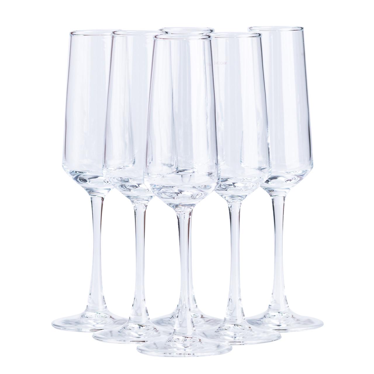 Набор бокалов стекло Light House LG-30022 CL 250 мл 6 шт. Прозрачный