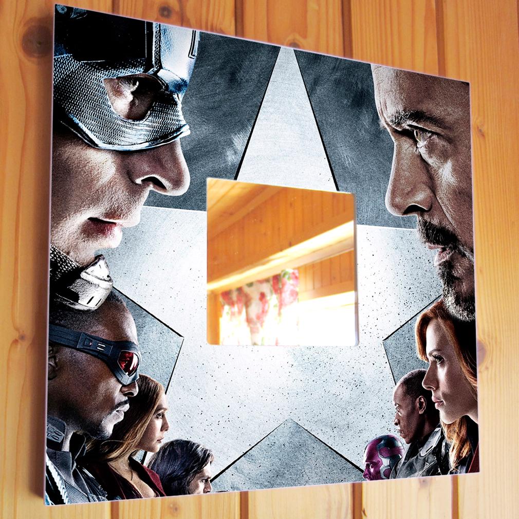 Зеркало декоративное Avengers Marvel 260х260 мм (M00858)