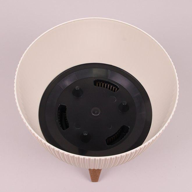 Горшок пластмассовый Flora Миска Roma JUMPER 24 см Кремовый (81365) - фото 2 Горшок пластмассовый Flora Миска Roma JUMPER 24 см Кремовый (81365) - фото 2