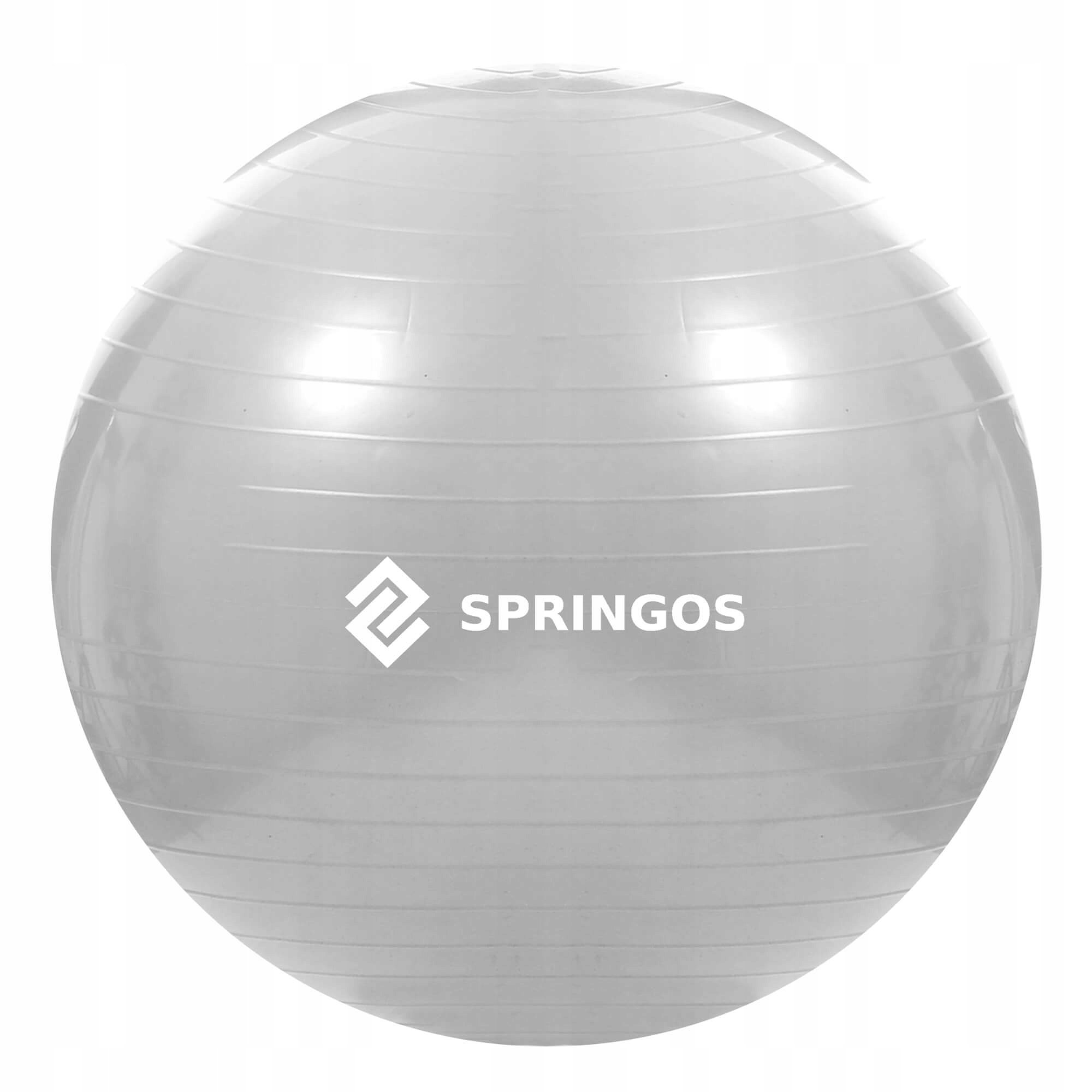 М'яч для фітнесу Springos Anti-Burst 75 см FB0008 Grey - фото 4