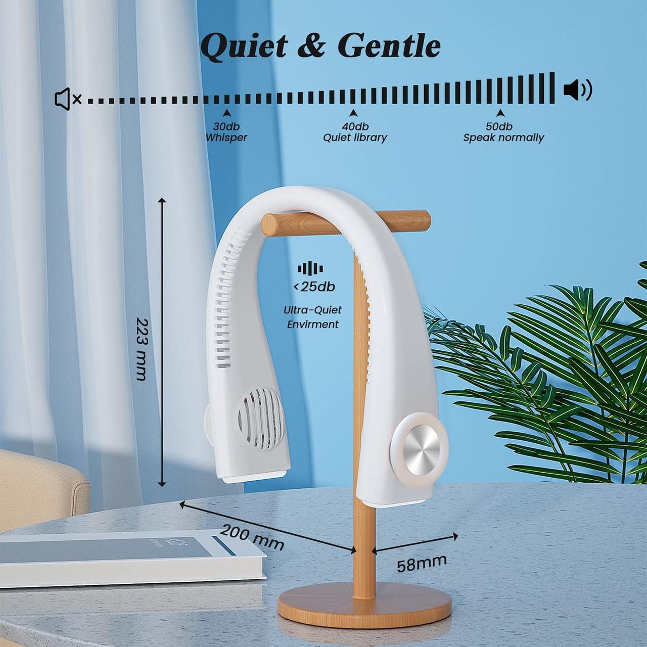 Вентилятор на шию INXDOLHOM портативний - фото 7 Вентилятор на шию INXDOLHOM портативний - фото 7