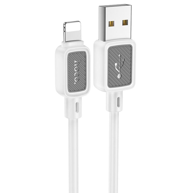 Дата-кабель Hoco X108 Benefit USB to Lightning 2,4A 1 м White (00000073878_2)