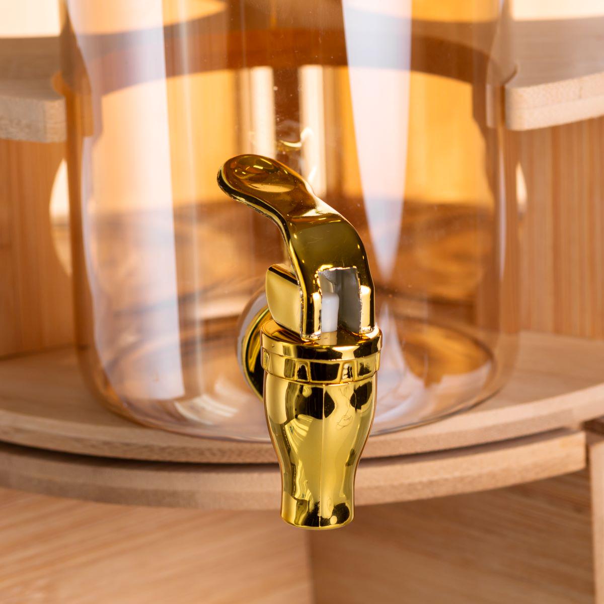 Кувшин на подставке с золотыми кранами 5,5 л - фото 9 Кувшин на подставке с золотыми кранами 5,5 л - фото 9