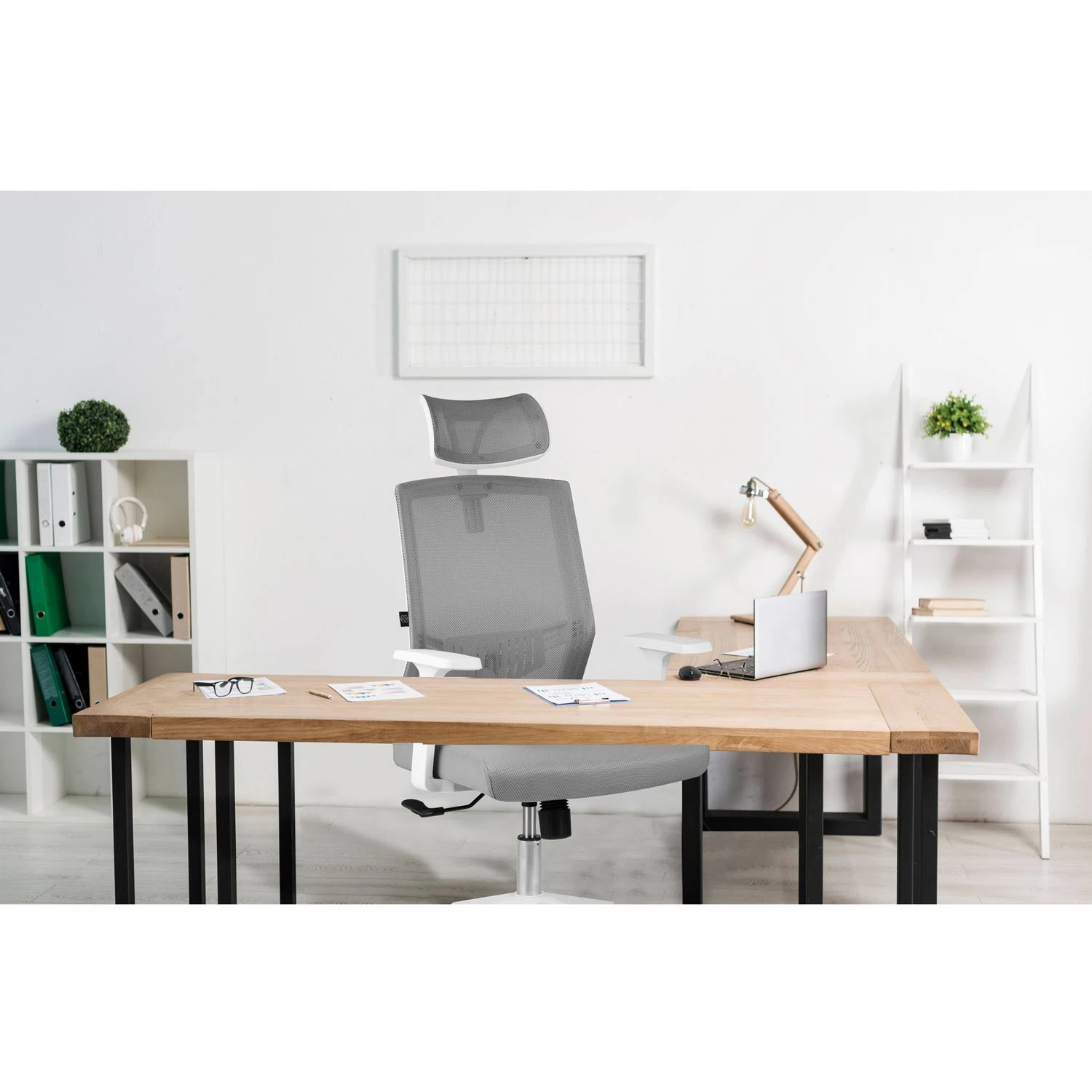 Офісне крісло з мікросіткою Sofotel Rotar Сірий - фото 9 Офісне крісло з мікросіткою Sofotel Rotar Сірий - фото 9