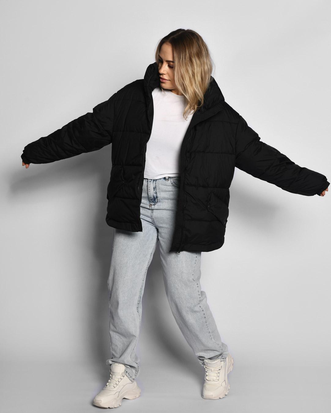 Куртка X-Woyz LS-8932-8 р. 44 Черный (2000002485414) - фото 2 Куртка X-Woyz LS-8932-8 р. 44 Черный (2000002485414) - фото 2