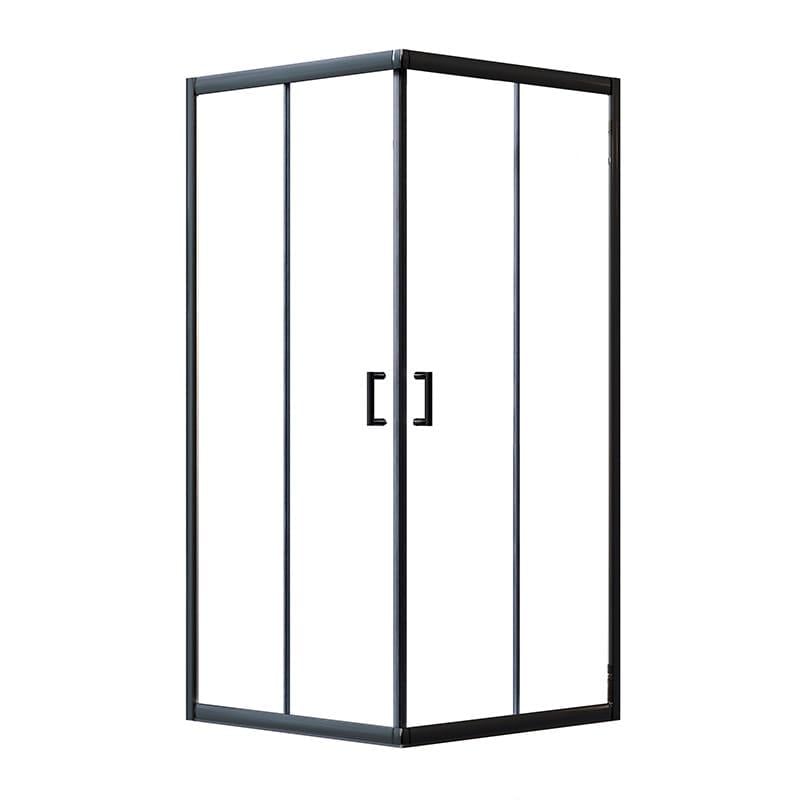 Душевая кабина Britc Orion 185x80x80 стекло 6 мм, без поддона, черная