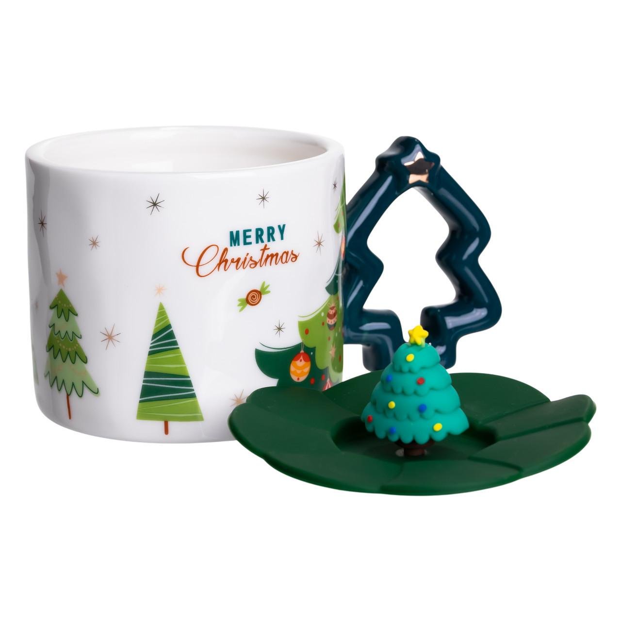 Чашка порцелянова Christmas Tree 400 мл (FM-CS-18GR) - фото 2