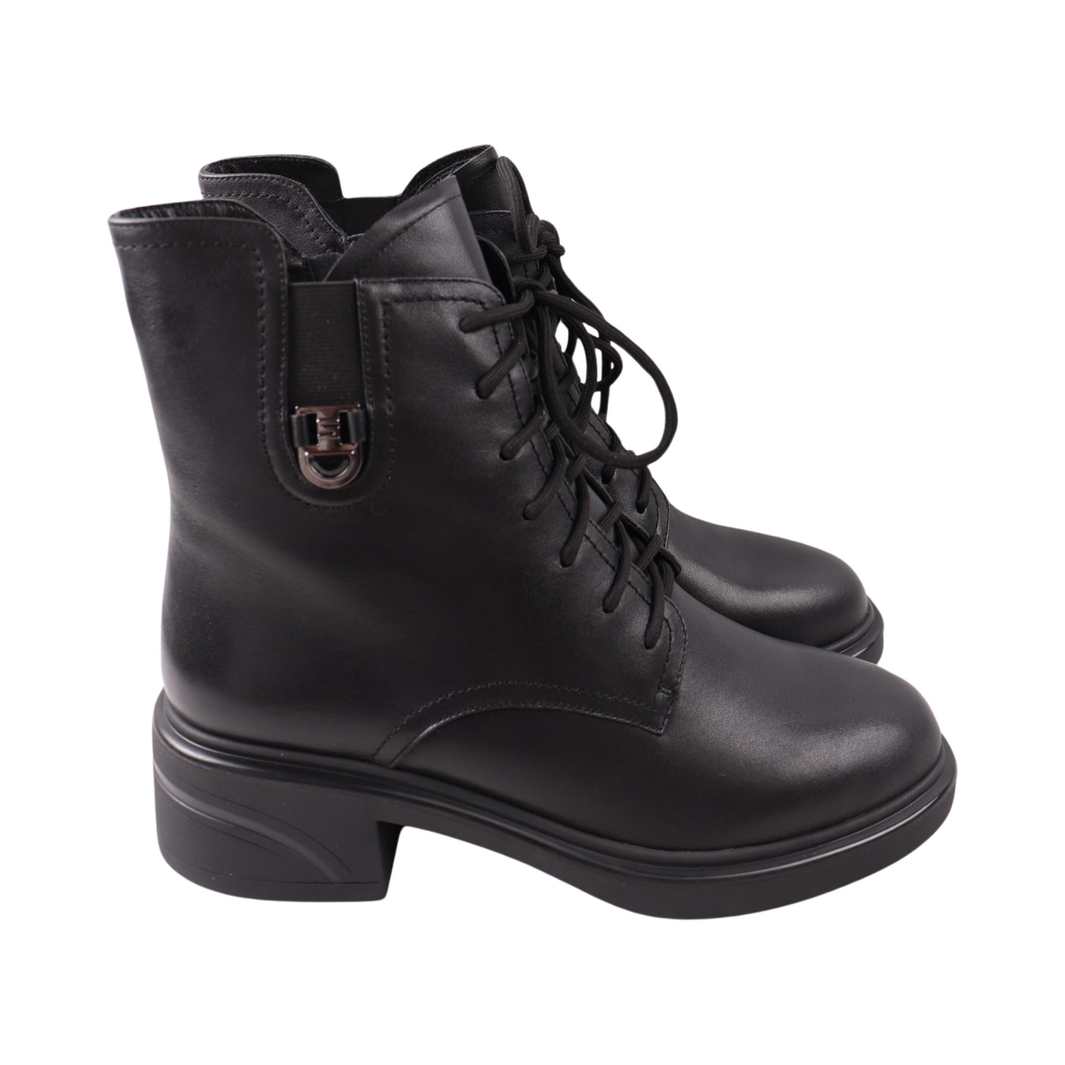 Ботинки женские Molka натуральная кожа р. 39 Черный (312-24ZHC)