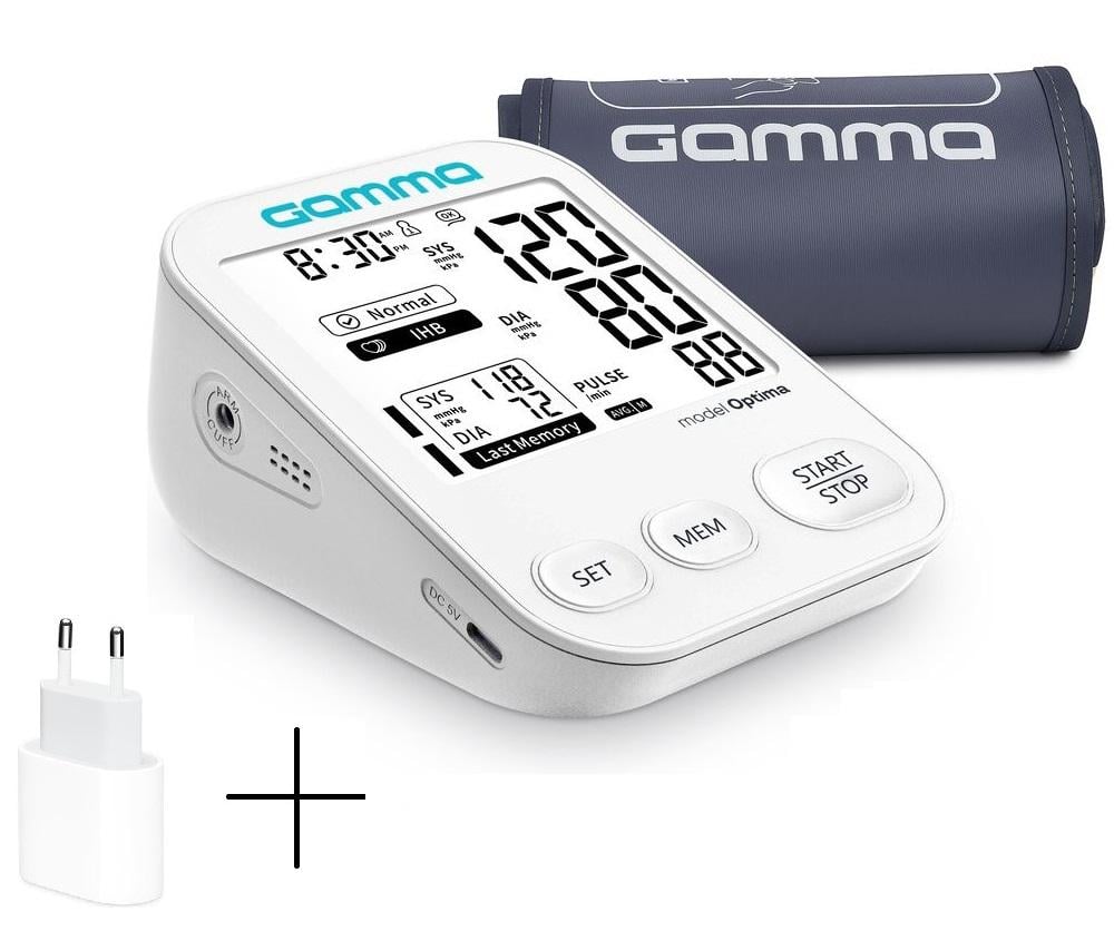Тонометр Gamma Optima автоматический на плечо гарантия 5 лет - фото 7