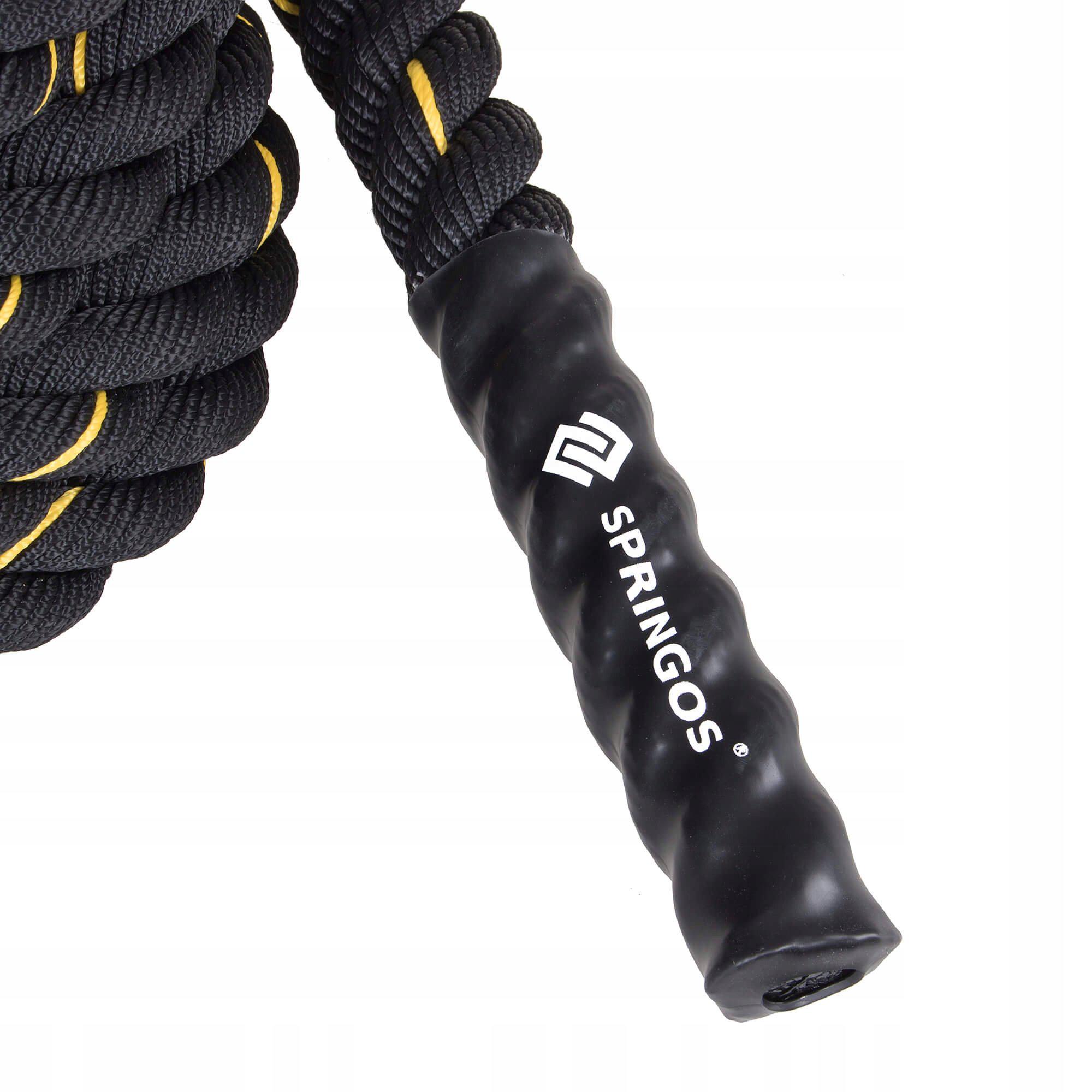 Канат для кроссфита Springos Battle Rope 9 м (FA0104) - фото 4