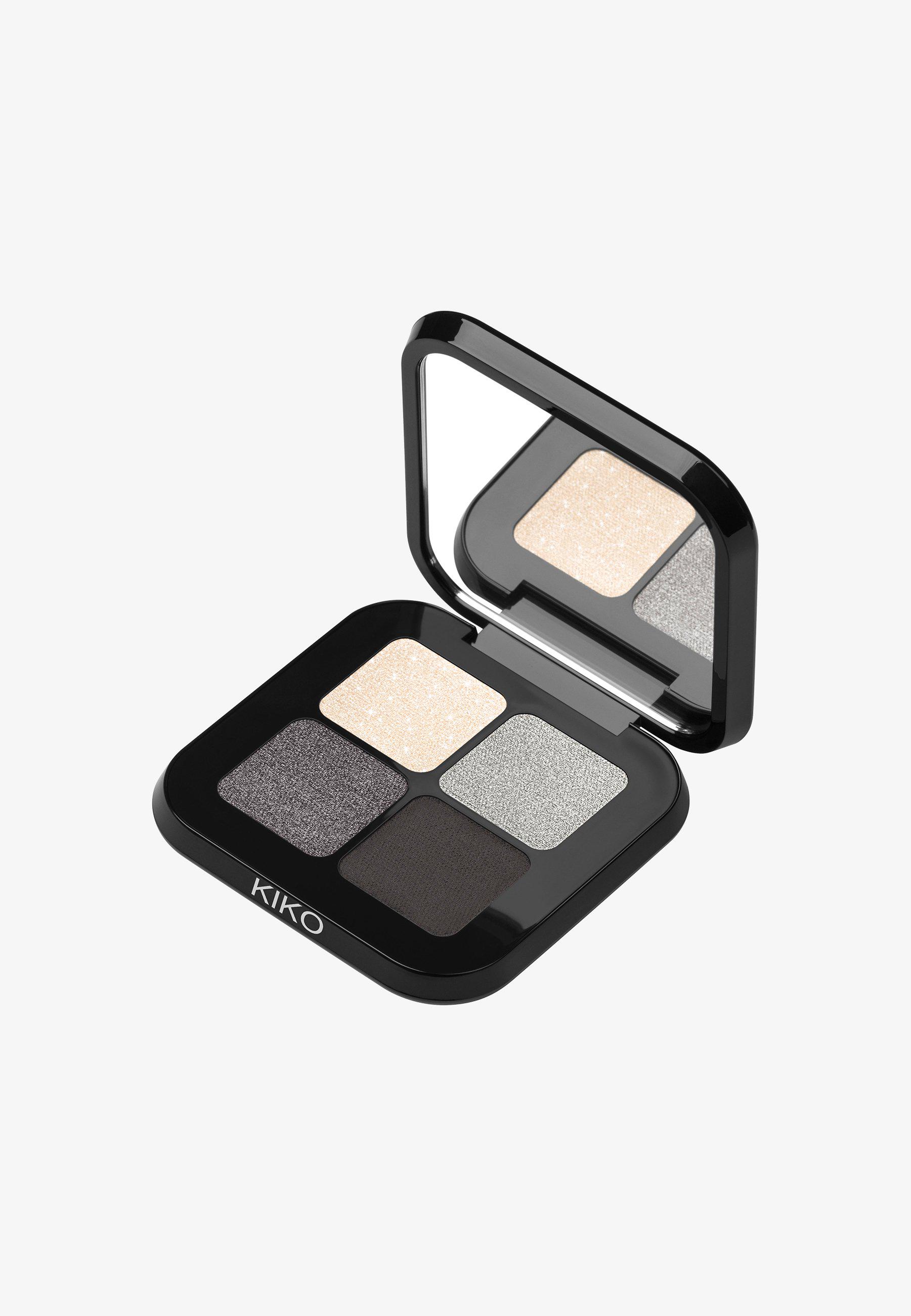 Тіні для очей KIko Milano New Bright Quartet Baked Eyeshadow Palette 04 Smoky black (03520) - фото 1