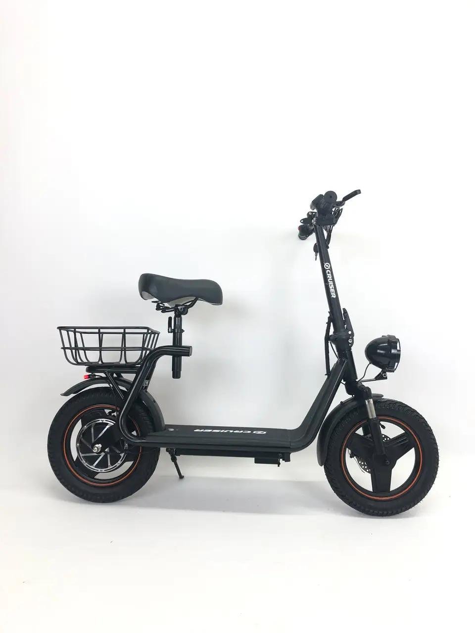 Электросамокат Cruiser E-Bike 14" 800W 48V 21Ah Черный - фото 4