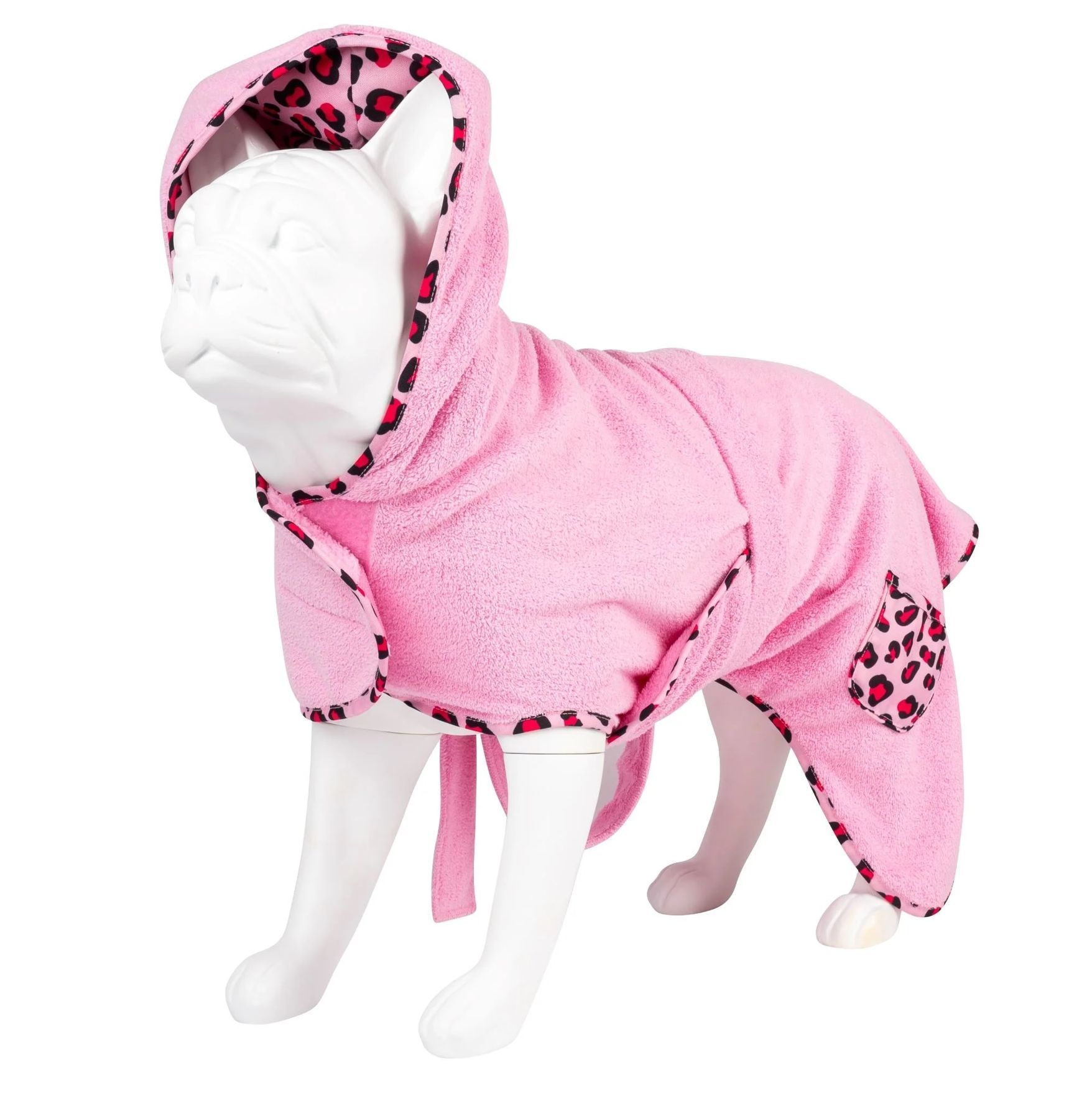 Халат для собак Max & Molly Bath Robe Leopard M Pink (2670646500) Халат для собак Max & Molly Bath Robe Leopard M Pink (2670646500)