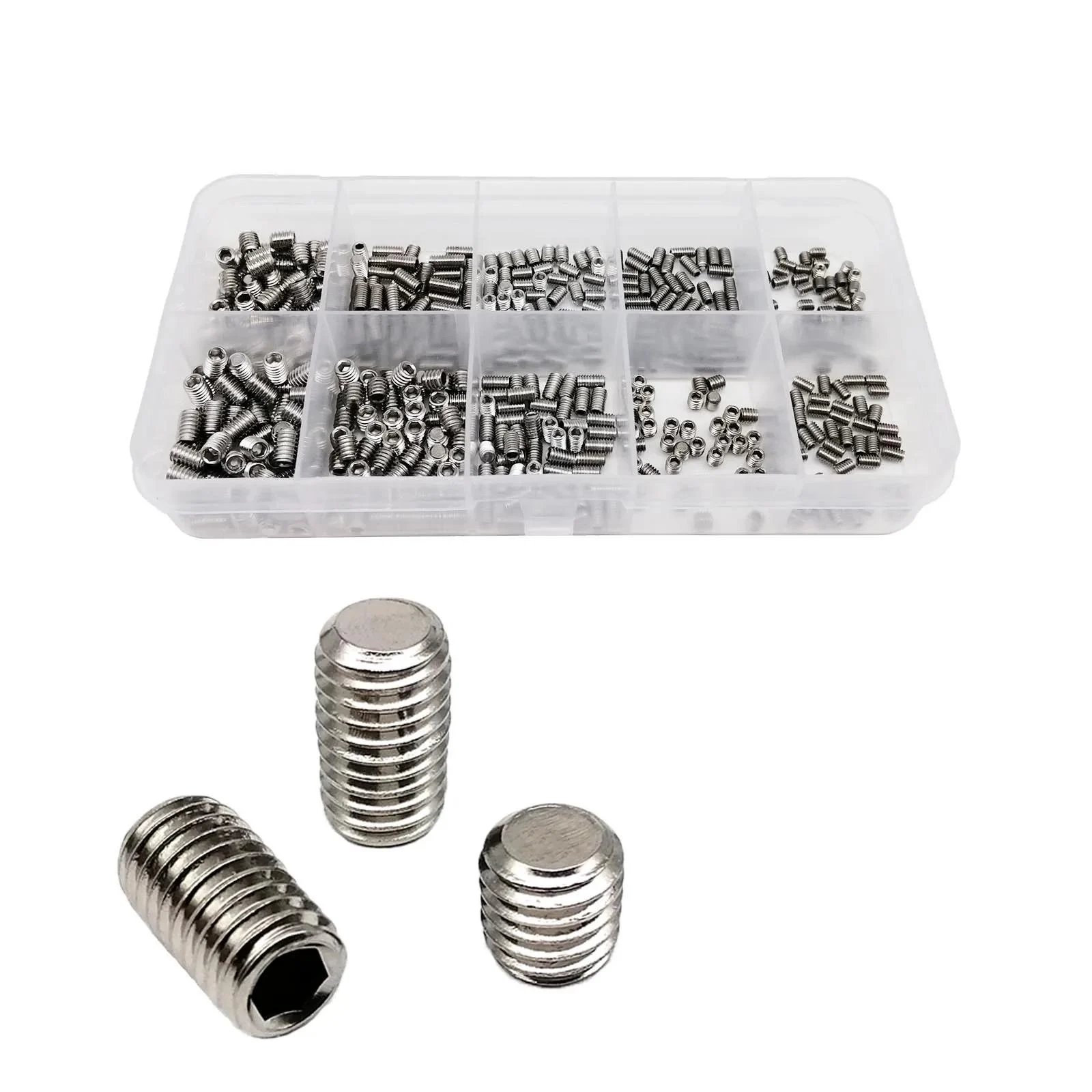 Гвинти настановні з внутрішнім шестигранником 500 шт. (809541) Гвинти настановні з внутрішнім шестигранником 500 шт. (809541)