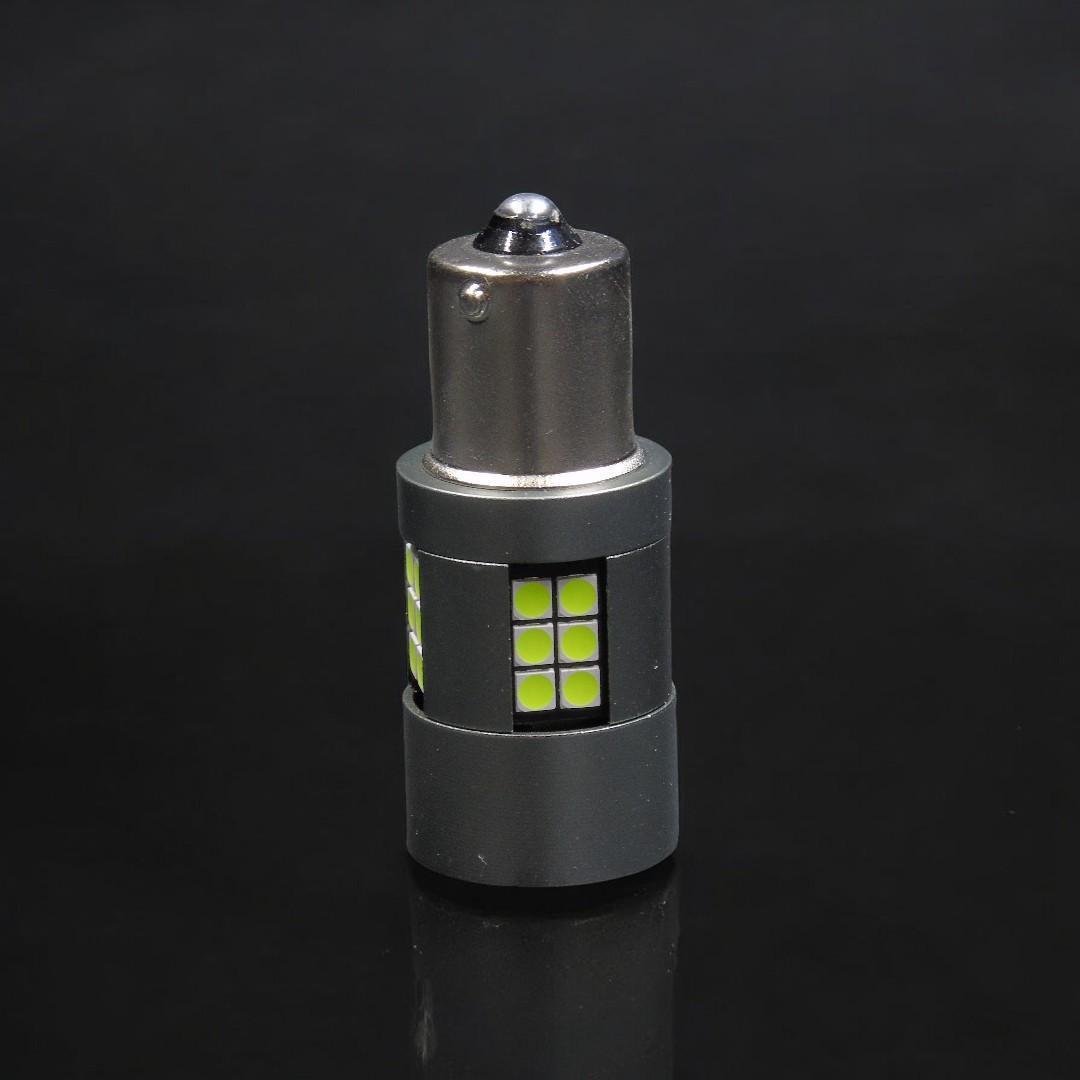 Автомобильные лампы светодиодные Global Solution 1156-3030-30SMD CANBUS Зеленый (2330497703) - фото 3