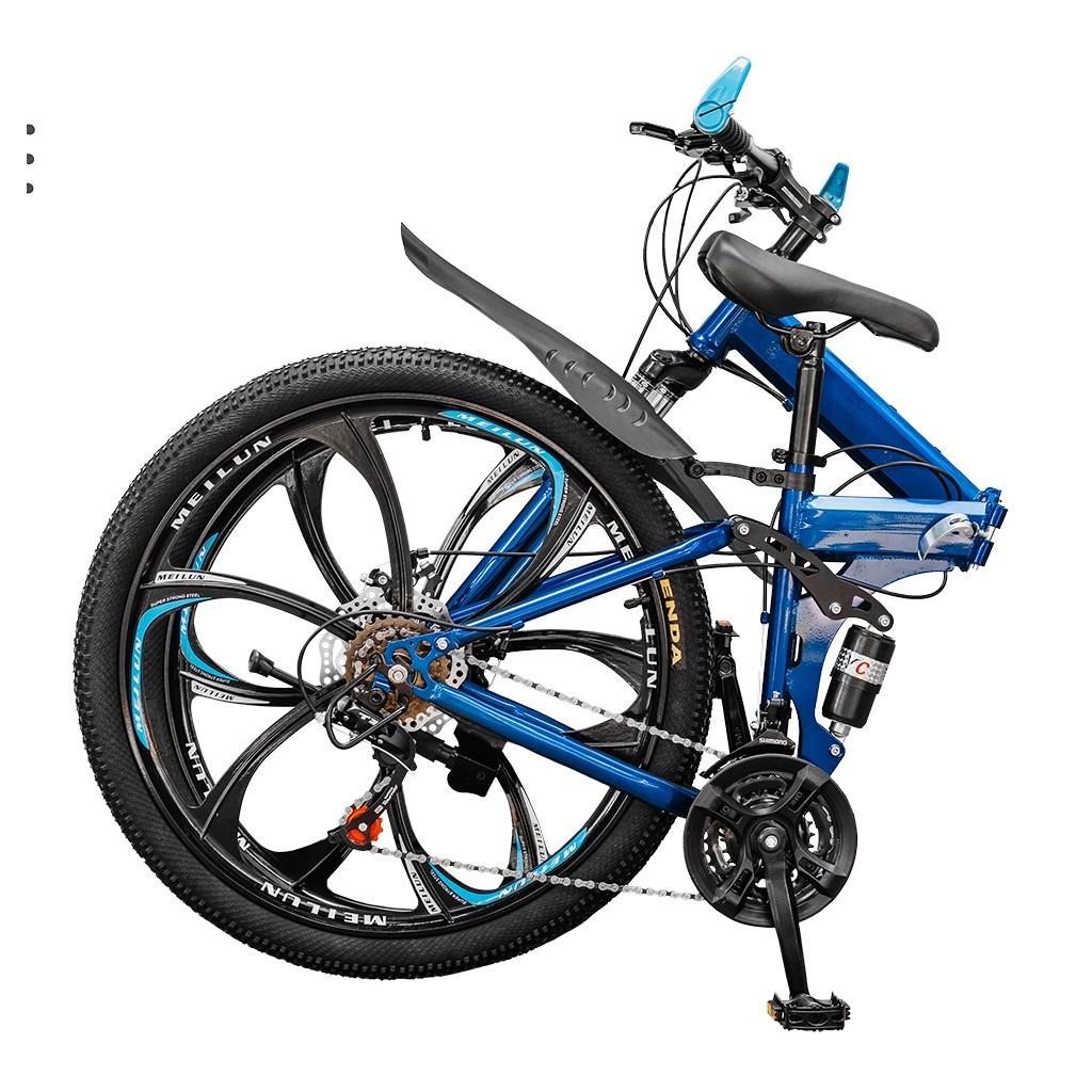 Велосипед складной Kucher "City Power" на литых дисках 26" рама 17" Синий (1501181774) - фото 3