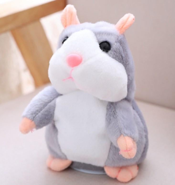 Интерактивная игрушка-хомяк повторюшка на батарейках Серый (2104618613) - фото 2 Интерактивная игрушка-хомяк повторюшка на батарейках Серый (2104618613) - фото 2