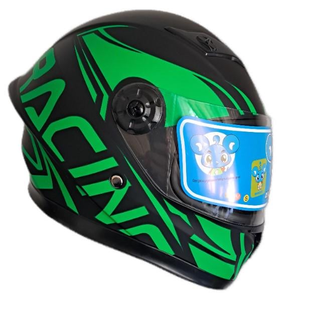 Мотошлем детский Recing Зеленый (24707693)