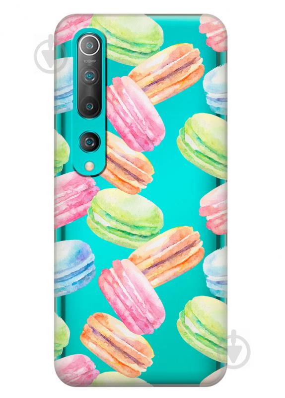 Прозрачный силиконовый чехол iSwag для Xiaomi Mi 10 Французские печенья (KS2632) Прозрачный силиконовый чехол iSwag для Xiaomi Mi 10 Французские печенья (KS2632)