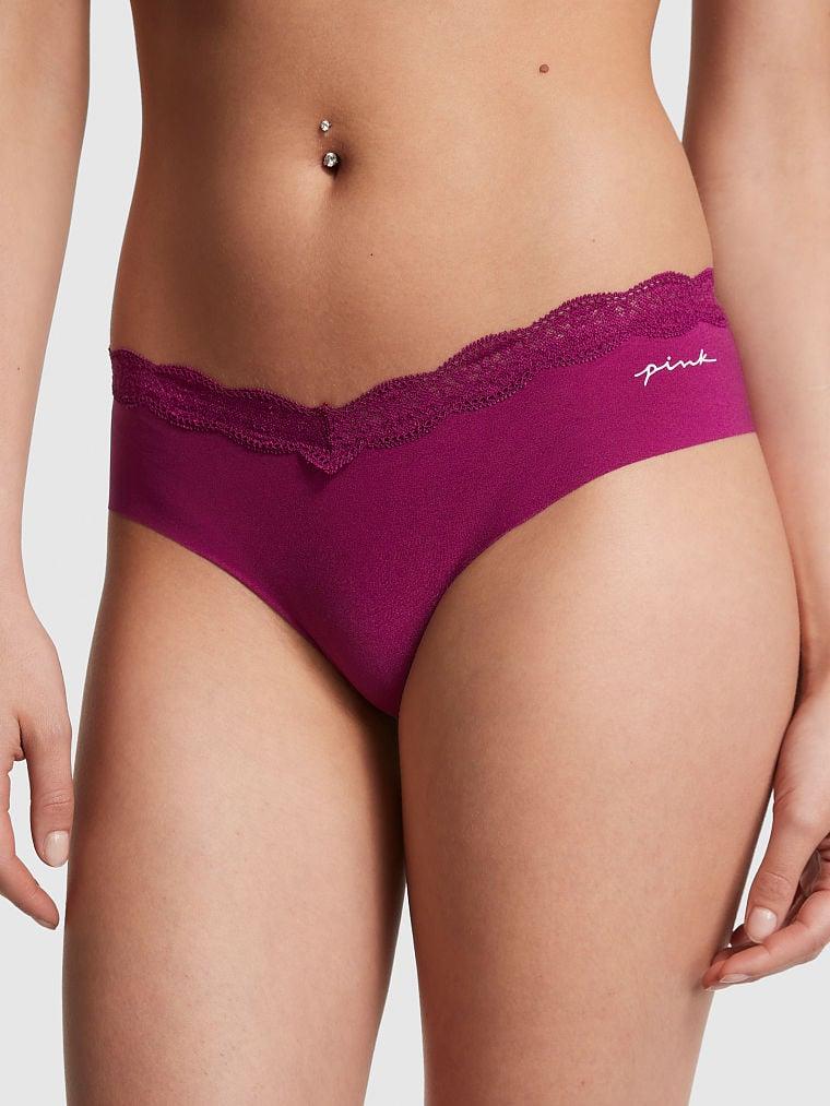 Трусики женские Victoria's Secret No-Show Cheeky S Бордовый (2094763105)