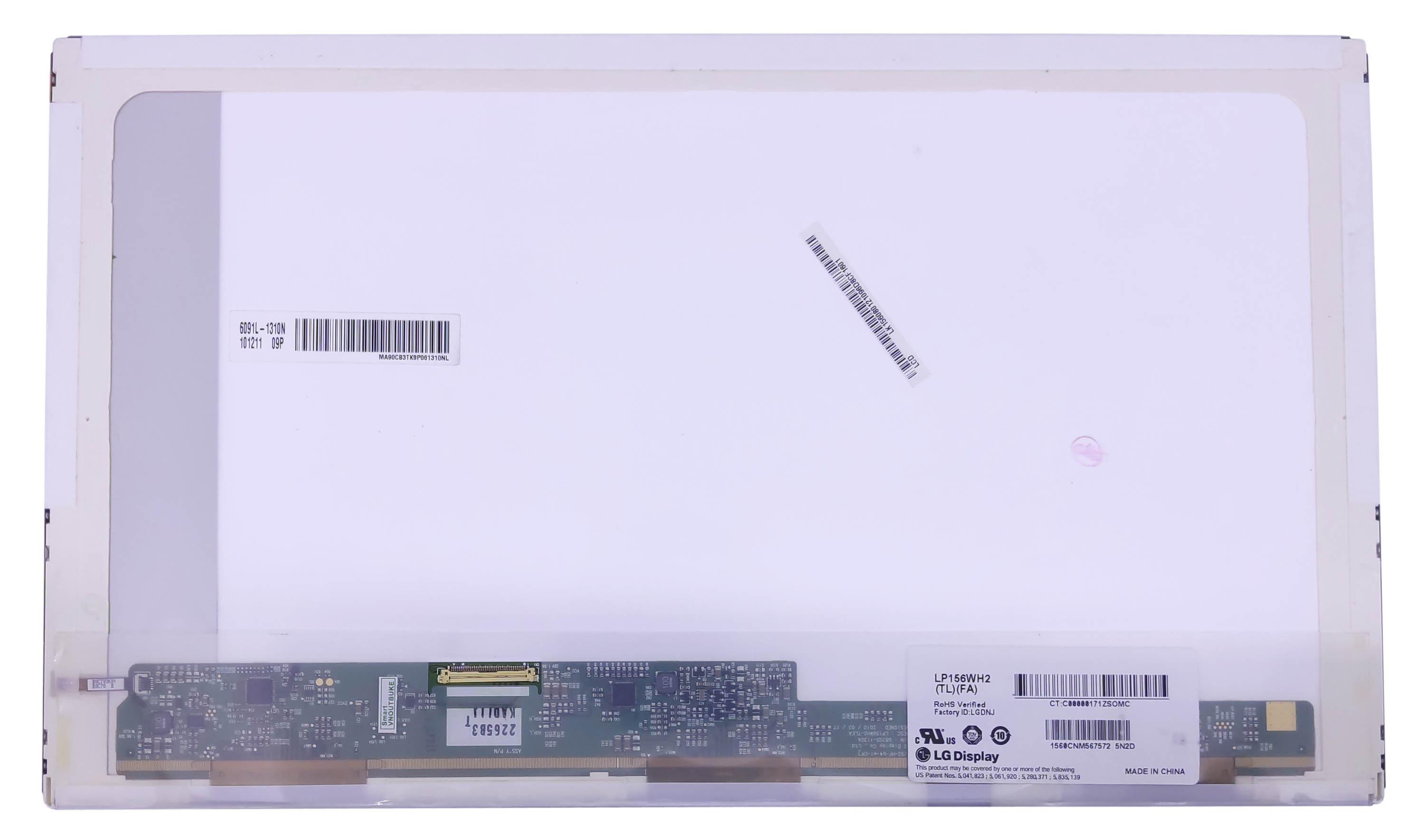 Матрица для ноутбука 15,6" Normal 40 pin слева 1366x768 LED без креплений матовая для LG/Philips LP156WH2-TLFA