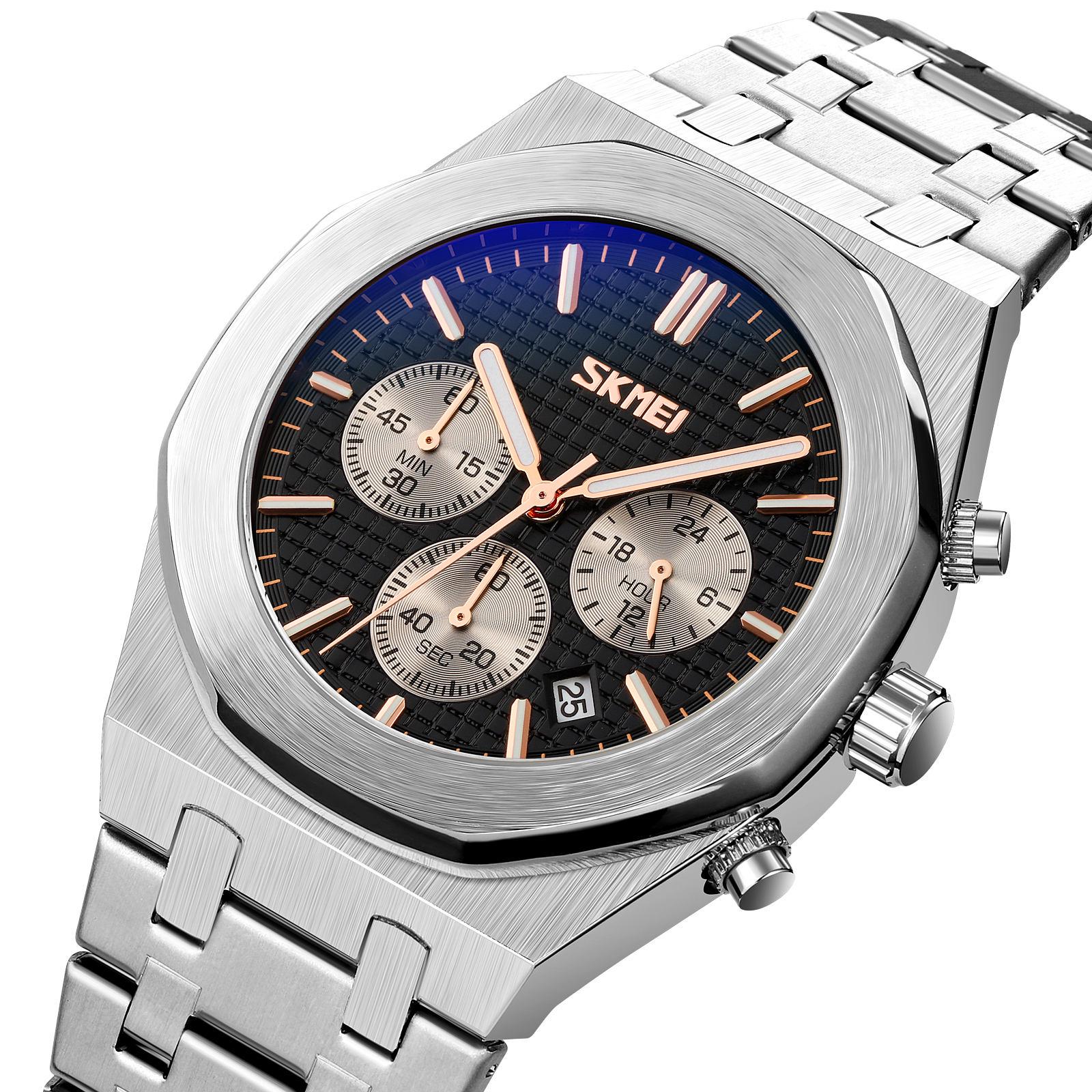 Часы наручные Skmei 9296 Silver Black (17175)