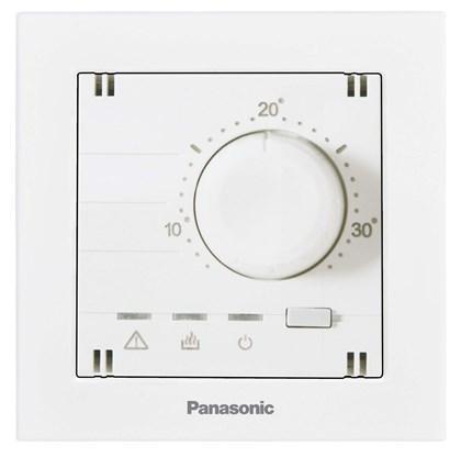 Термостат аналоговый белый Panasonic Karre Plus