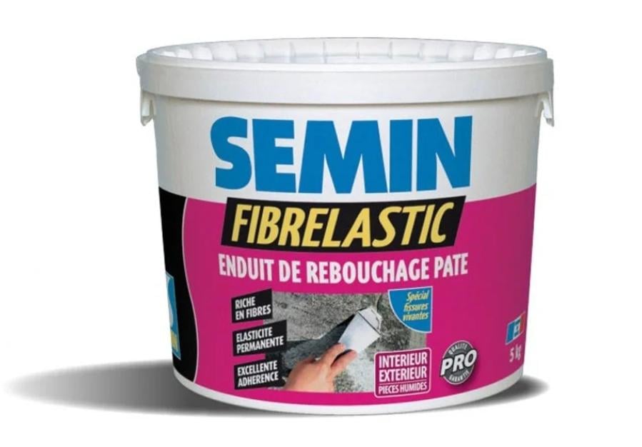 Шпаклівка фібреластик готова еластична SEMIN 5 кг (30652062)