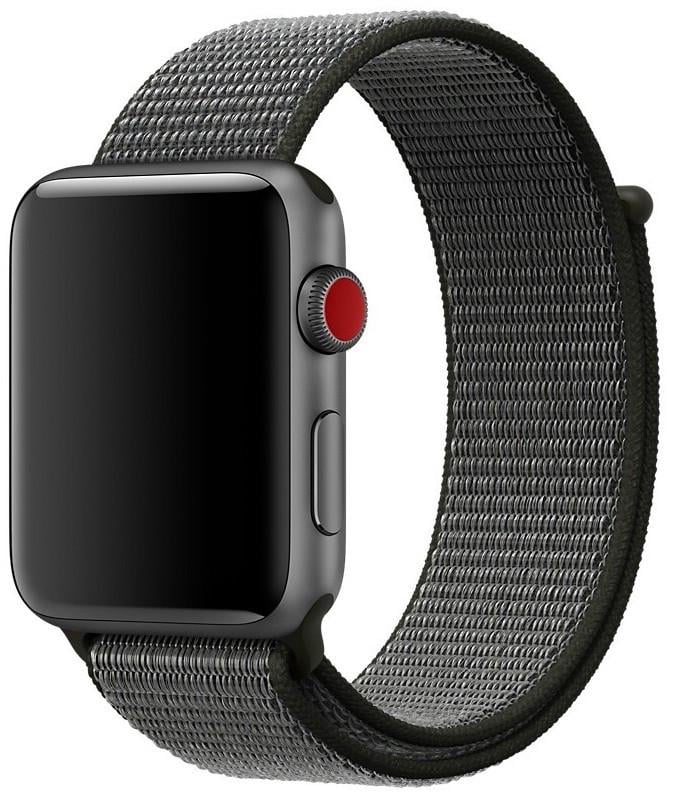 Тканевый ремешок Nylon Sport Band for Apple Watch 38/40/41mm, Dark Olive