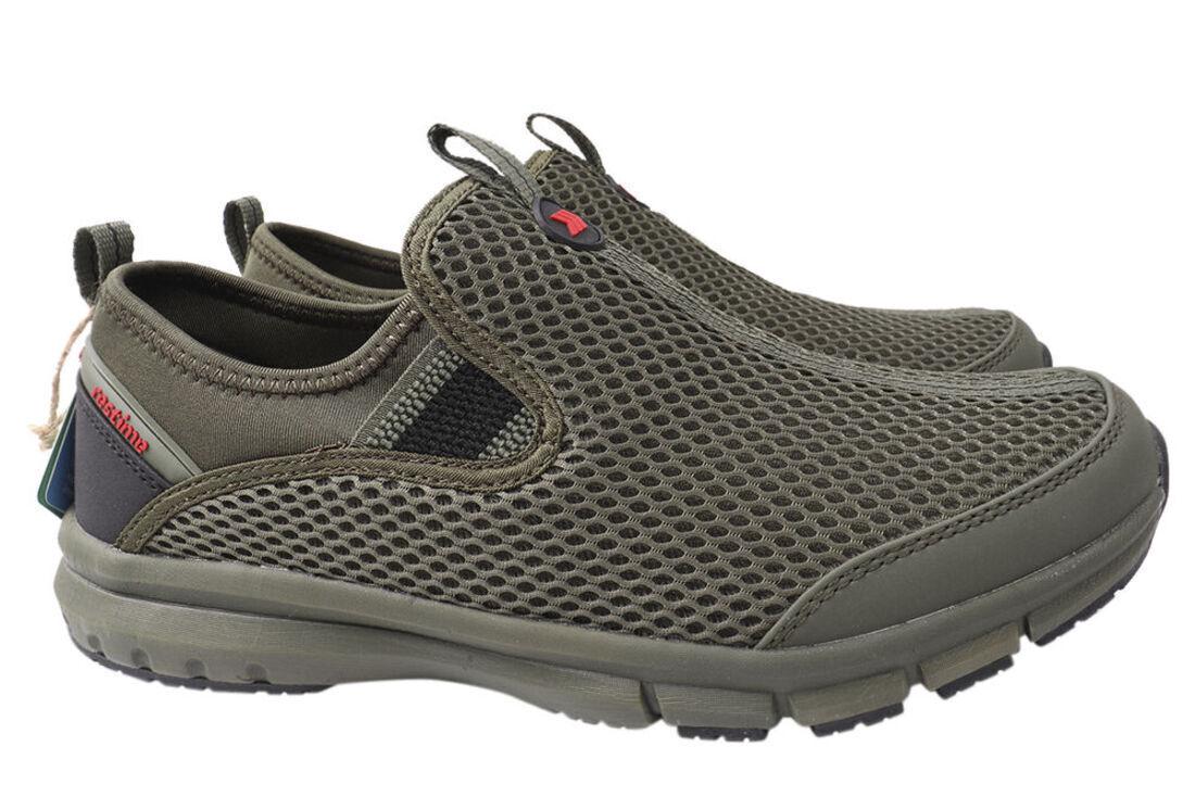 Кроссовки мужские Restime из текстиля на низком ходу р. 44 Серый (168-21LK)