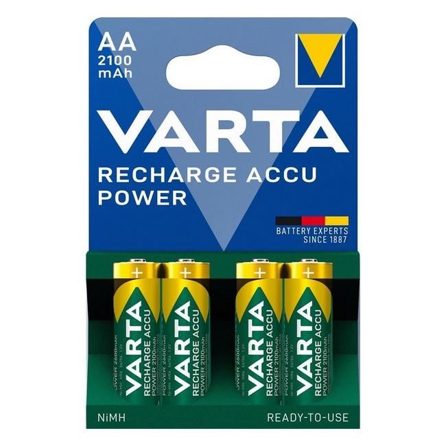 Батарейки акумуляторні Varta ACCU AA 2100 mAh BLI 4 шт. (iz14870)