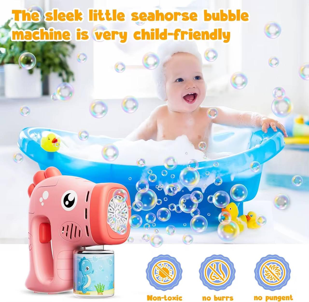 Детский пистолет для мыльных пузырей Party Bubble Gun генератор мыльных бульбашек с подсветкой на батарейках Розовый - фото 9 Детский пистолет для мыльных пузырей Party Bubble Gun генератор мыльных бульбашек с подсветкой на батарейках Розовый - фото 9