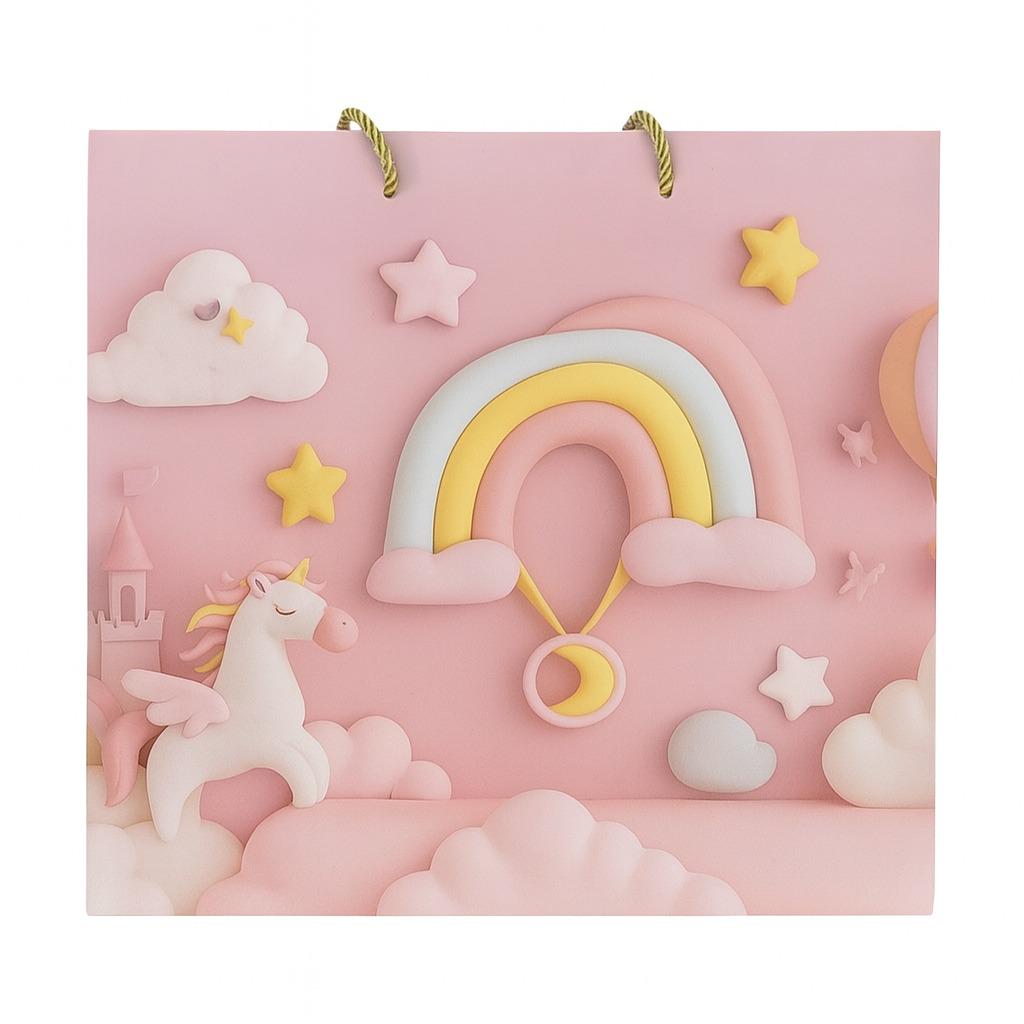 Пакет подарочный бумажный Unicorn S 18х23х9 см (R34545-S)