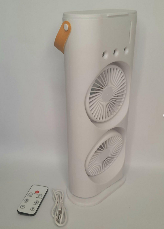 Вентилятор Fan з двома лопатями водою та пультом LED підсвічування 3 швидкості (TR-33) - фото 11 Вентилятор Fan з двома лопатями водою та пультом LED підсвічування 3 швидкості (TR-33) - фото 11