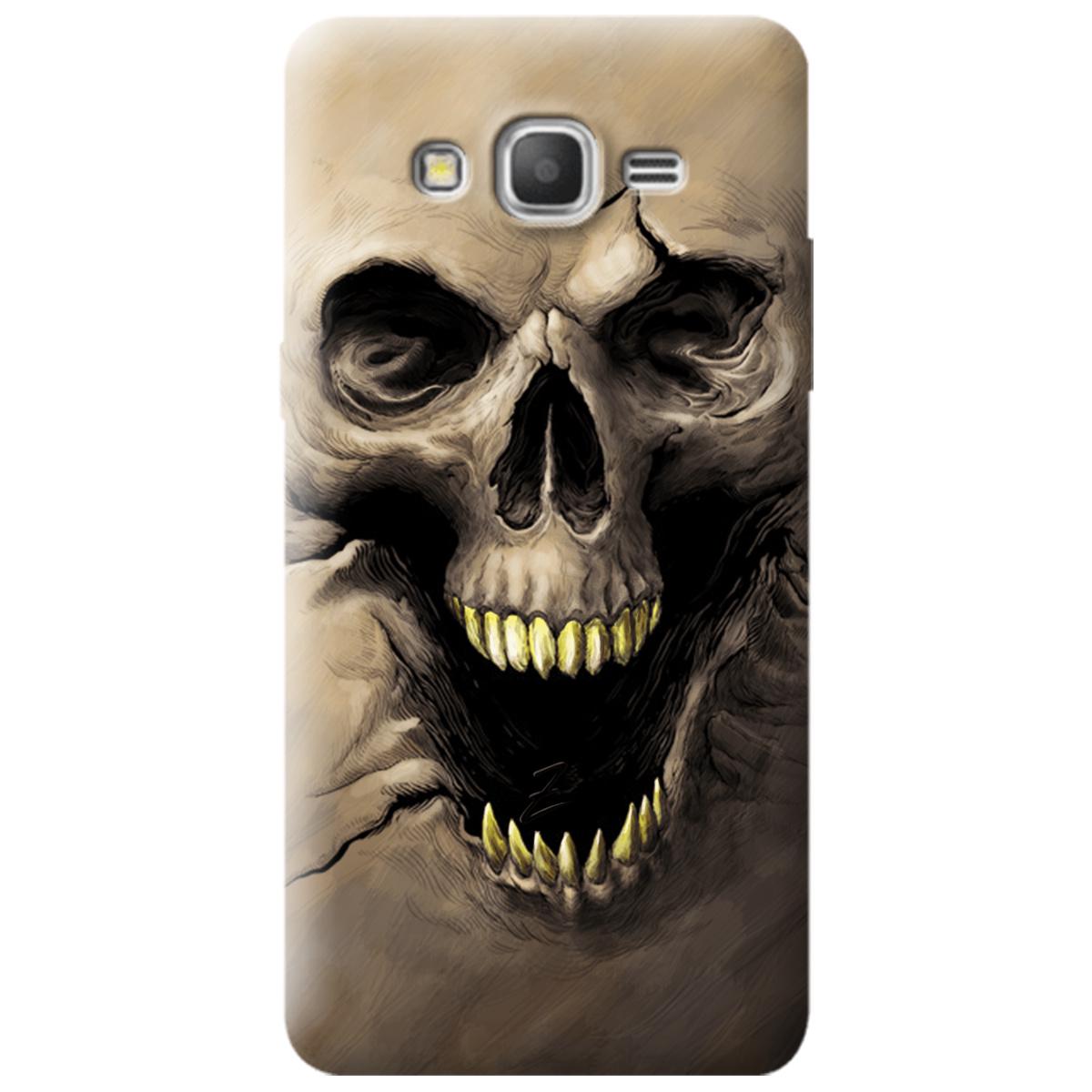 Силиконовый чехол Zorrov для Samsung Galaxy Grand Prime G531H - Skull (08770040056005038)