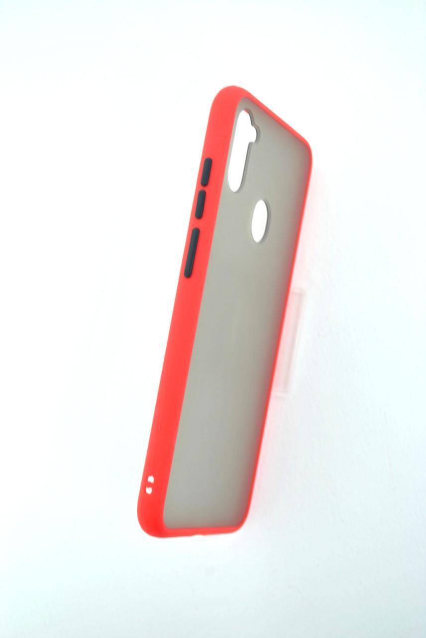 Чехол для телефона Samsung A02s/A025 Silicone Gingle Matte Red/black