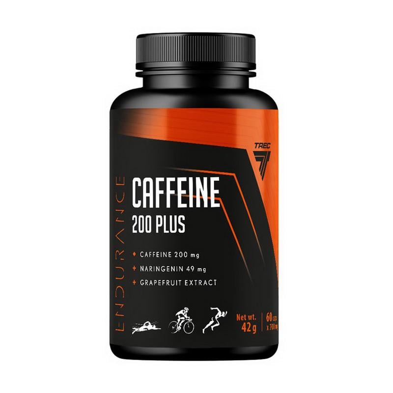 Кофеїн з нарингеніном Trec nutrition Caffeine 200 Plus 60 капс.