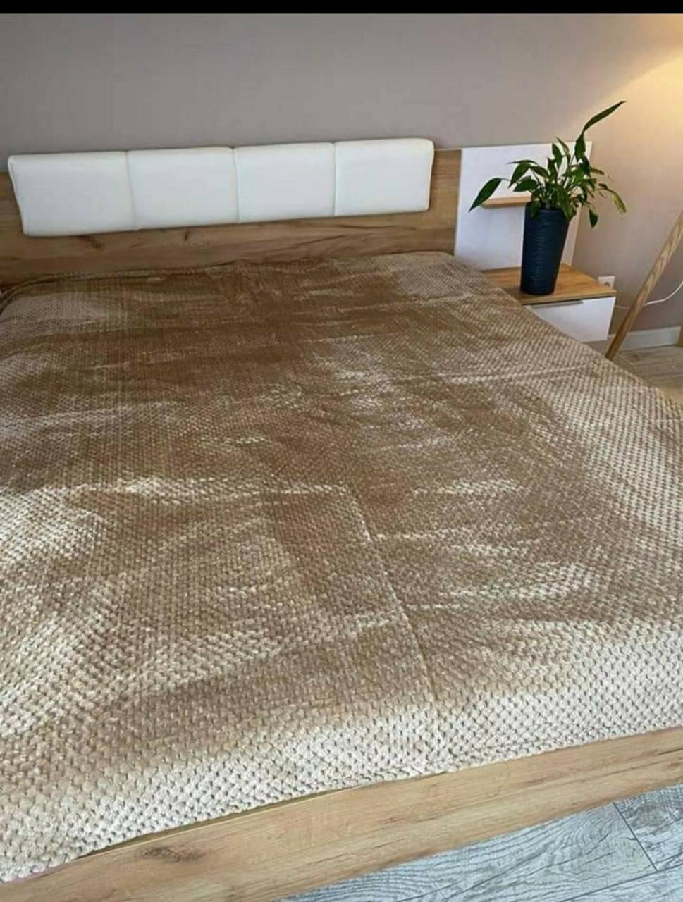 Покрывало бамбуковое евро Капучино (32503)