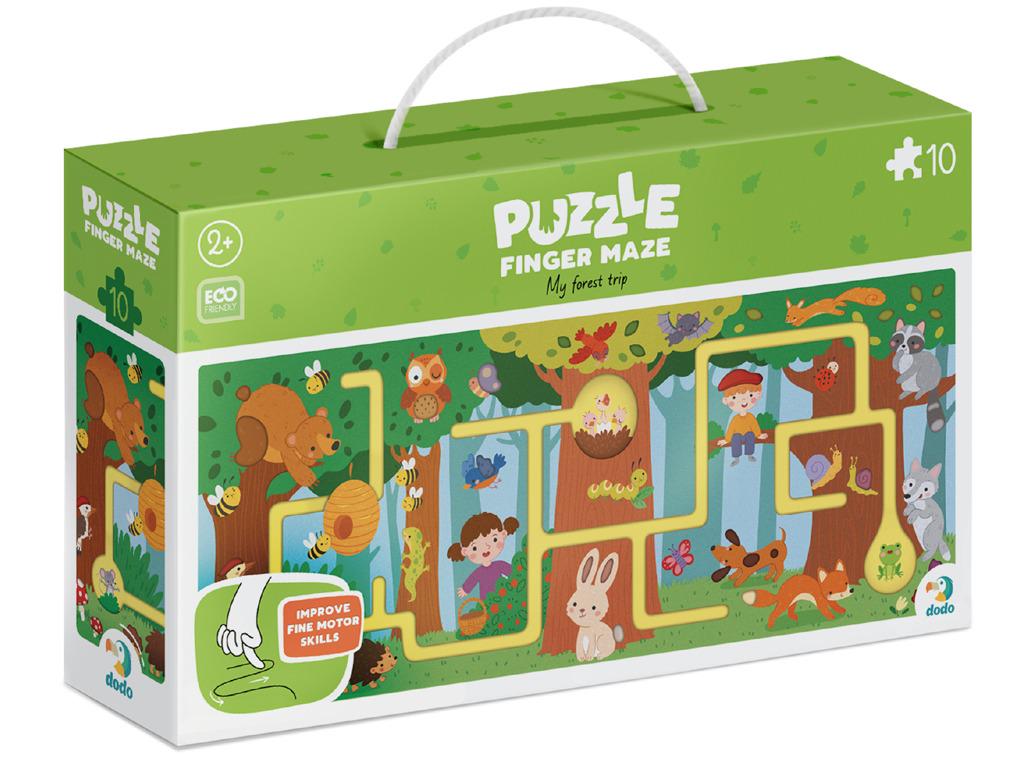 Пазл-лабіринт Моя мандрівка лісом 10 ел. (300585)